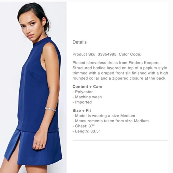 NWT Finders Keepers Orange Structured Mini Dress - Picture 2 of 10